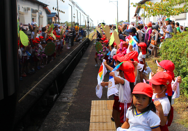 ななつ星in九州歓迎